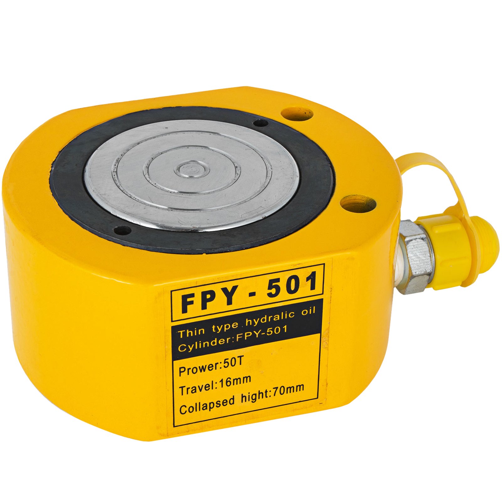 50t 16mm Cric Idraulico A Bottiglia Cric Cricco Ultrasottile Sollevatore