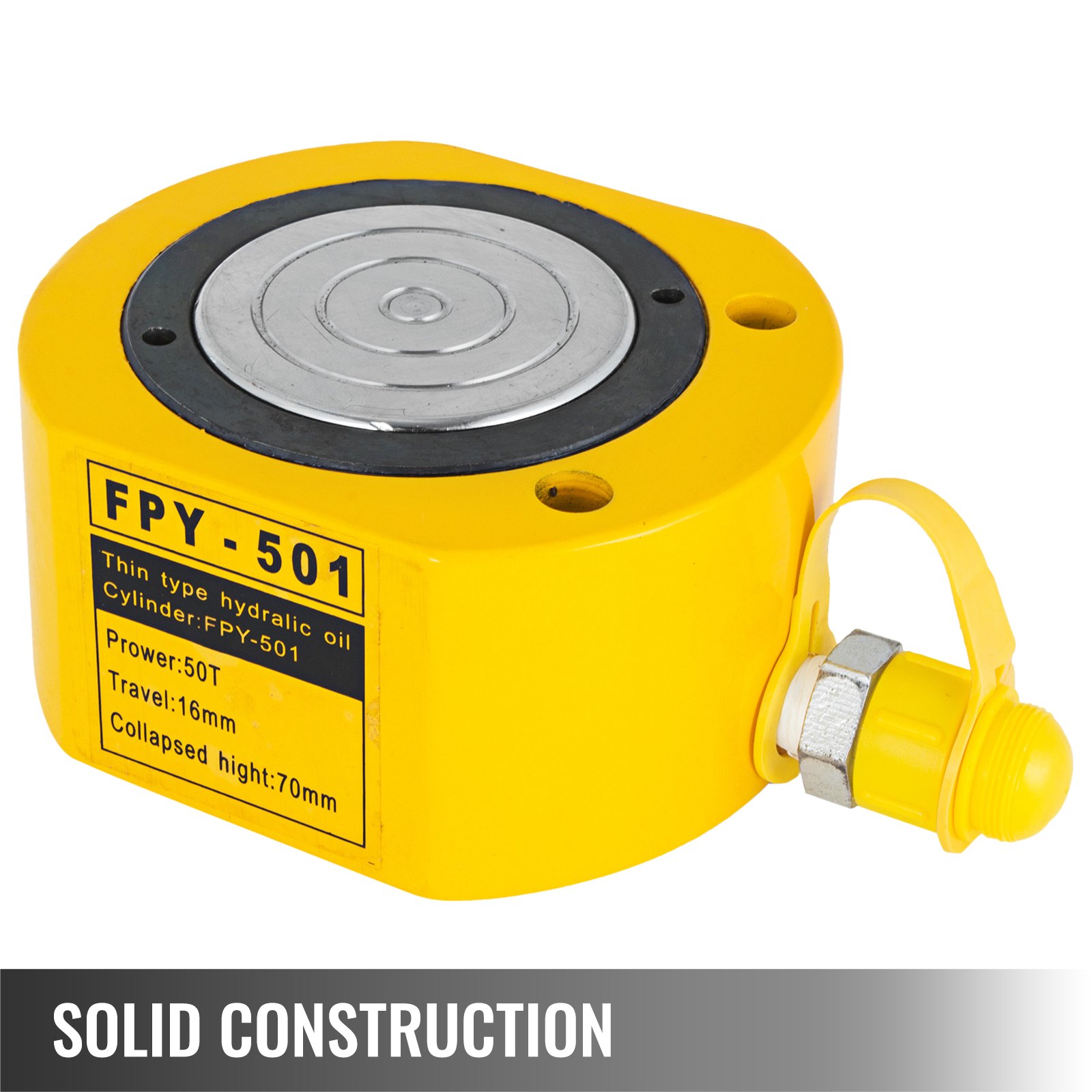 50t 16mm Cric Idraulico A Bottiglia Cric Cricco Ultrasottile Sollevatore