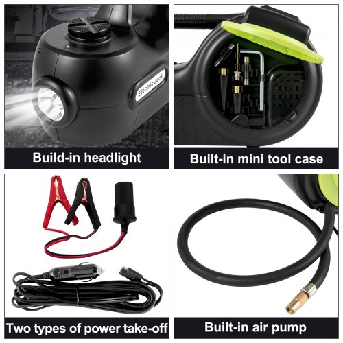 Attrezzi Per Veicoli Cric Elettrico Per Auto 12V DC Elettrico Idraulico Sollevamento Jack Con Carica Tonnellate Gatto
