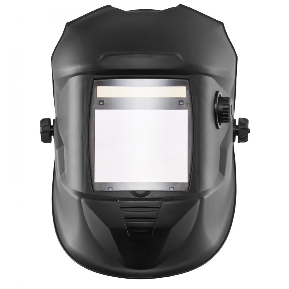VEVOR Casco per Saldatura Auto-Oscurante, Cappuccio per Saldatura Energia Solare Colori Reali da 100 x 80 mm, 4 Sensori ad Arco, Tonalità 4/5-9/9-13 per Rettifica TIG MIG ARC, Serie METIS