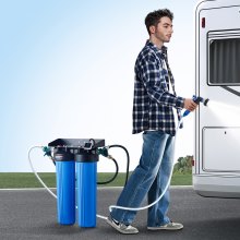 VEVOR Sistema Lavaggio Auto con Acqua Deionizzata Spotless Misuratore TDS 16 kg