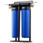 VEVOR Unità Demineralizzatore d'Acqua per Risciacquo Veicoli, Sistema di Deionizzazione d'Acqua per Pulizia Camper Valvola Deviatrice Tester TDS Pressione Ingresso 3-8,6 MPa Temperatura Lavoro 4-44 °C