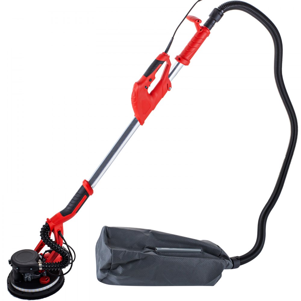 Levigatrice Estensibile Per Pareti Muro Soffitti Carteggiatrice 750w 225mm Led