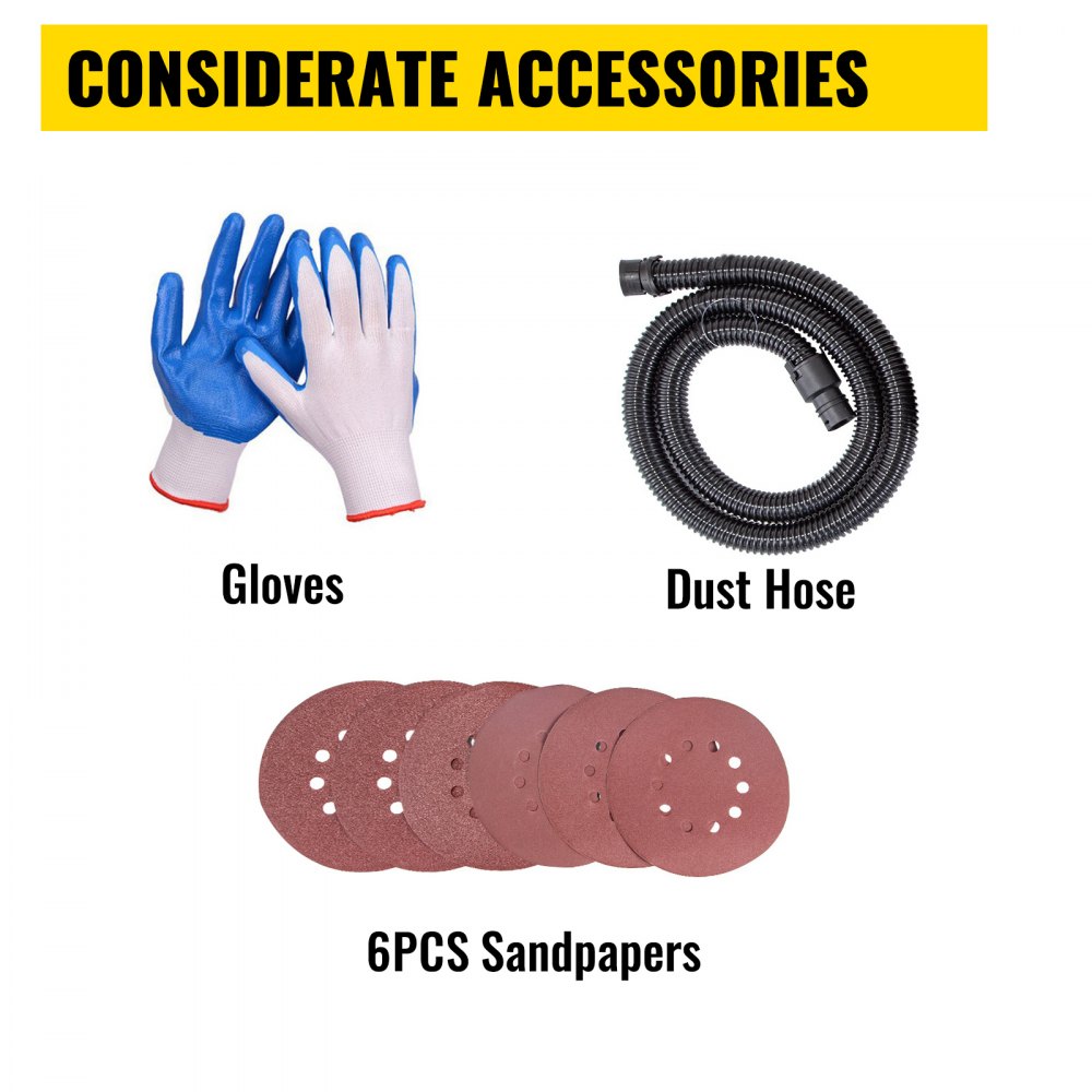 VEVOR Levigatrice Muri 850 W Levigatrice per Pareti Lucidatrice per Lavori a Secco Levigatrice Elettrica per Pareti e Soffitti Levigatrice per Giraffe Ideale per