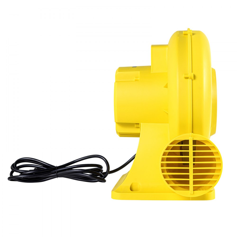 VEVOR Ventilatore Gonfiabile, 590 / 690 W, Ventilatore Commerciale 0,596 / 0,745 kW, 2750 Giri/min, Ventilatore Elettrico per Castello Gonfiabile, Casa Divano Gonfiabile, Scivoli d'Acqua, Giallo