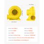 VEVOR Ventilatore Gonfiabile 0,8/1 HP 590/690 W per Castello Gonfiabile Giallo