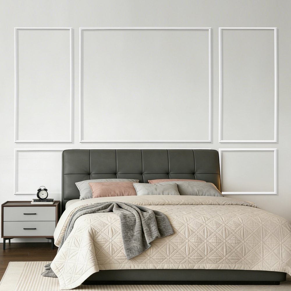 VEVOR Set di Modanature da Parete, Polistirene Leggero Verniciabile, Modanatura Decorativa per Pareti Facile da Installare per Arredamento d'Interni, Soggiorno, Camera da Letto, Casa, Bianco