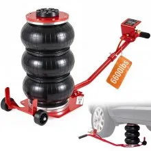 VEVOR Martinetto Pneumatico 3 Tonnellate Sollevamento 140-450 mm Martinetto Pneumatico 0,8-1,0 MPa, Martinetto Gonfiabile 3 Cuscini d'Aria per Riparazione Auto Manutenzione SUV Pickup Officina Garage