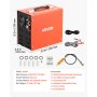 VEVOR Compressore ad Alta Pressione per PCP 4500 PSI 350 W CC12V/CA230V, Compressore per Carabina PCP con Convertitore Integrato, Arresto Manuale, Portatile per Paintball, Armi ad Aria Compressa