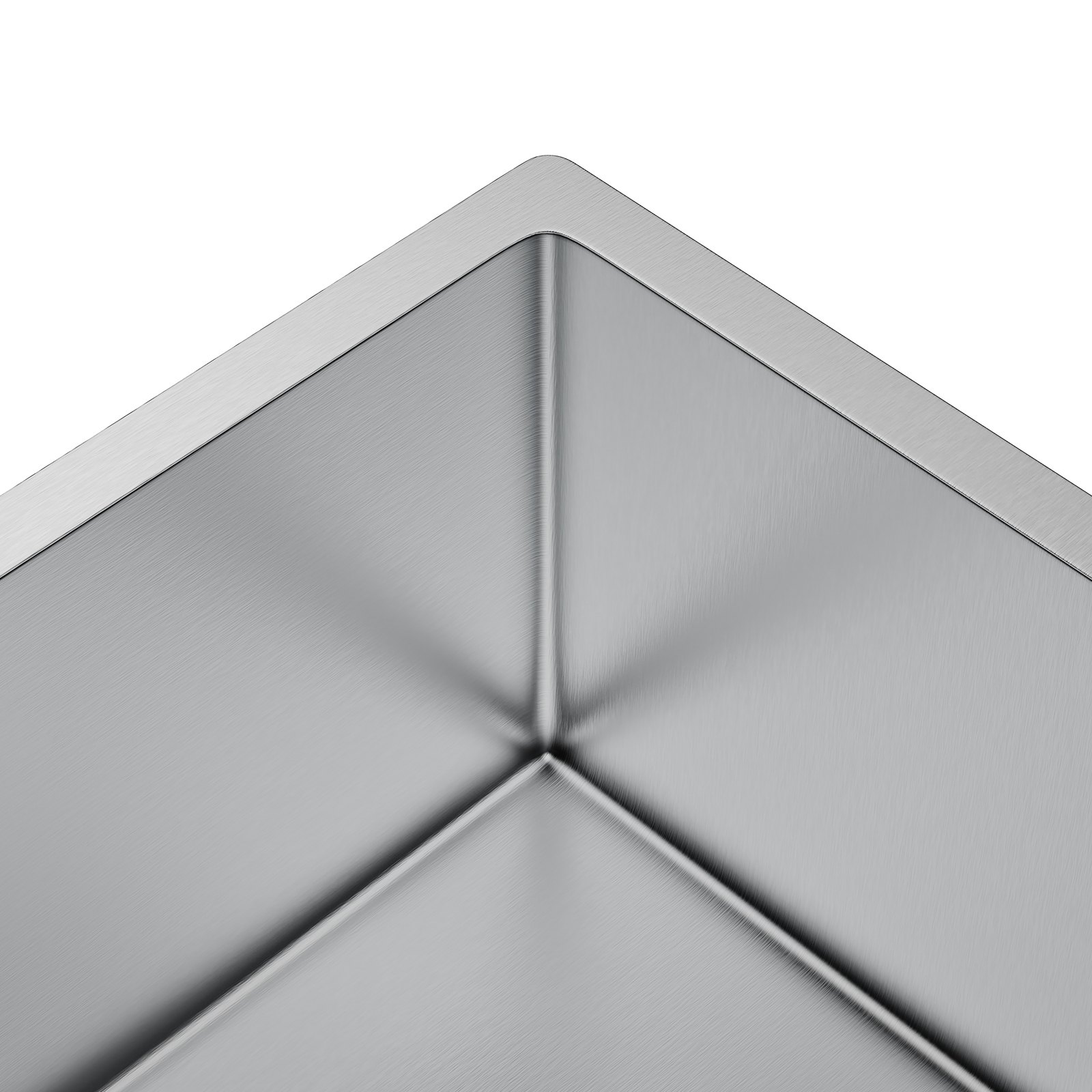 VEVOR Lavello da Incasso in Acciaio Inox 304 Vasca Singola Dimensioni Interne 712 x 407 mm per Cucina Garage Officina Fattoria, Lavandino Sottopiano Incasso in Acciaio Inox Profondità 230mm per Cucina