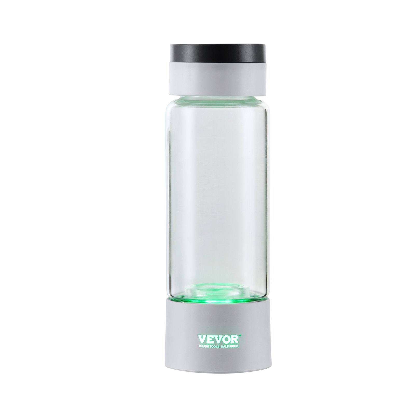VEVOR Generatore di Bottiglie d'Acqua di Idrogeno, Macchina per Ionizzazione d'Acqua 380 ml, Macchina per Ionizzatore d'Acqua Ricca di Idrogeno Tecnologia SPE con Tubo Inalazione Nasale Autopulente