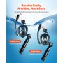 VEVOR Bombola Subacquea Portatile da 0,5 L con Maschera da Snorkeling Nero