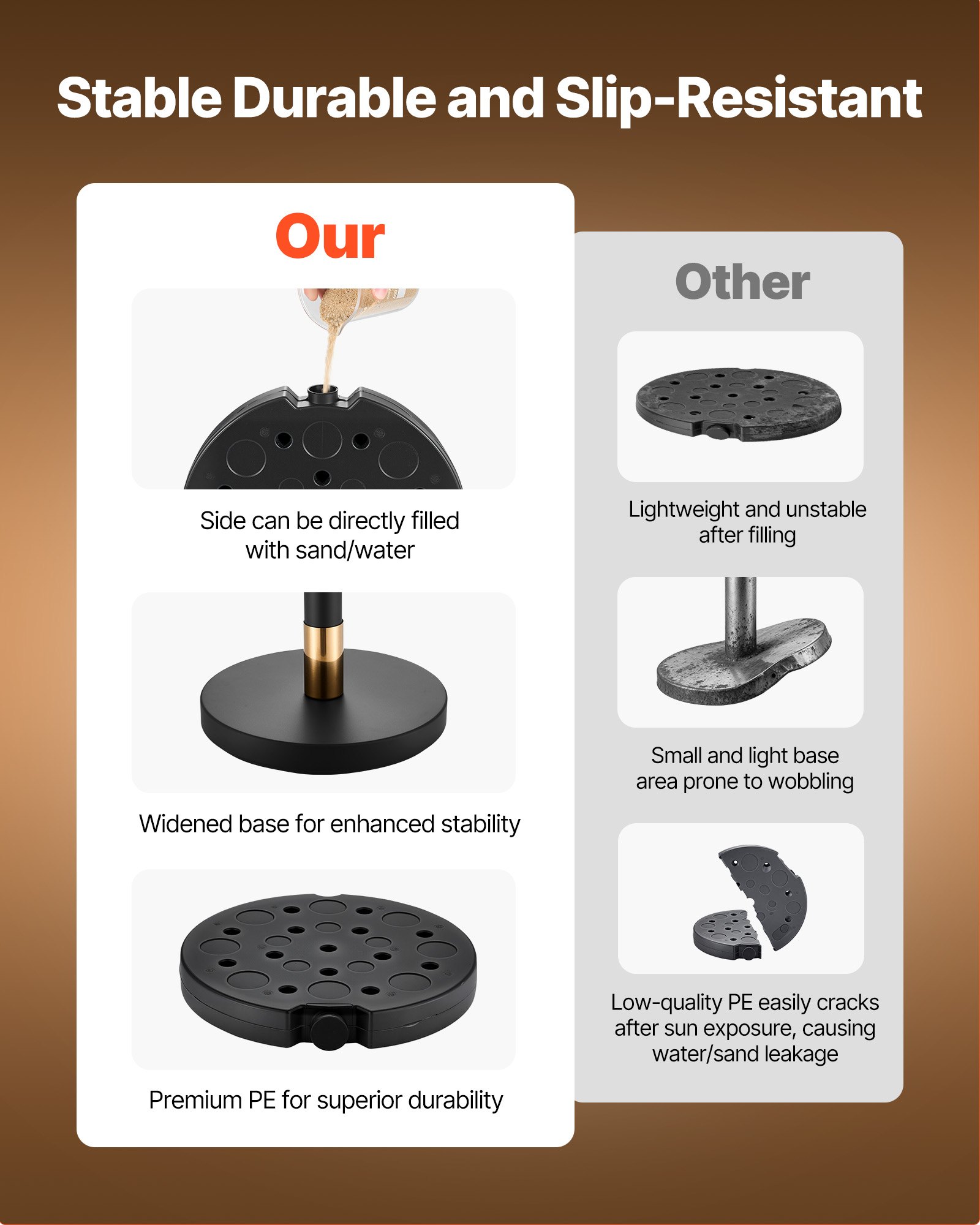 VEVOR Set di Barriere per Controllo della Folla con 6 Corde di Velluto Nero, Palo di Sostegno in Acciaio al Carbonio Resistente con Base Cava per Teatro, Feste, Matrimoni, Mostre, Eventi, Nero