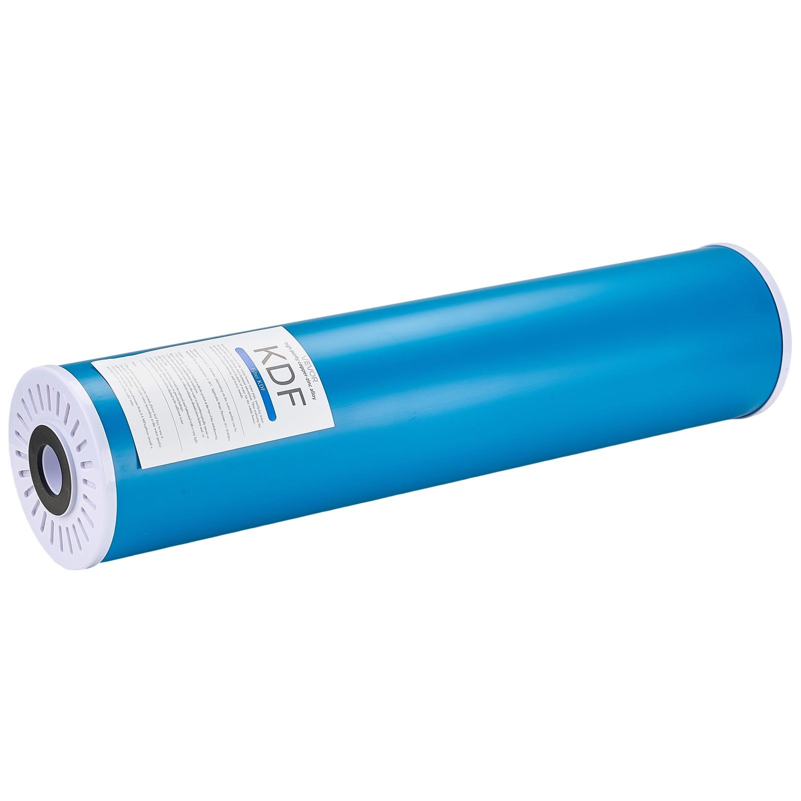 VEVOR Whole House Water Filter Replacement Cartridge, 4.5"x20"(11x51cm) Coconut Shell Activated Carbon & KDF Filter for Whole Home Filtration System, Reduce Heavy Metal, Chlorine, Taste, Odor