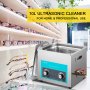 VEVOR 10L Macchina di Pulizia Ultrasonico Cleaner Professionale Digital Ultrasonic Cleaner Macchina Sanitizer per Carburatore Parti in Ottone Gioielli Dentali Monete Metalliche