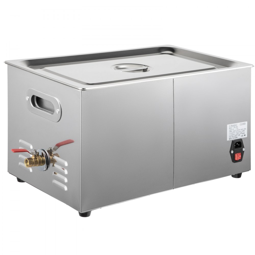 VEVOR 22L Ultrasonic Cleaner, 304 Stainless Steel, Professional Rotary Knob Control, Ultrasonic Cleaner with Heating Timer for Jewelry, Watches, Glasses, Circuit Boards, Small Parts, Dental Instruments