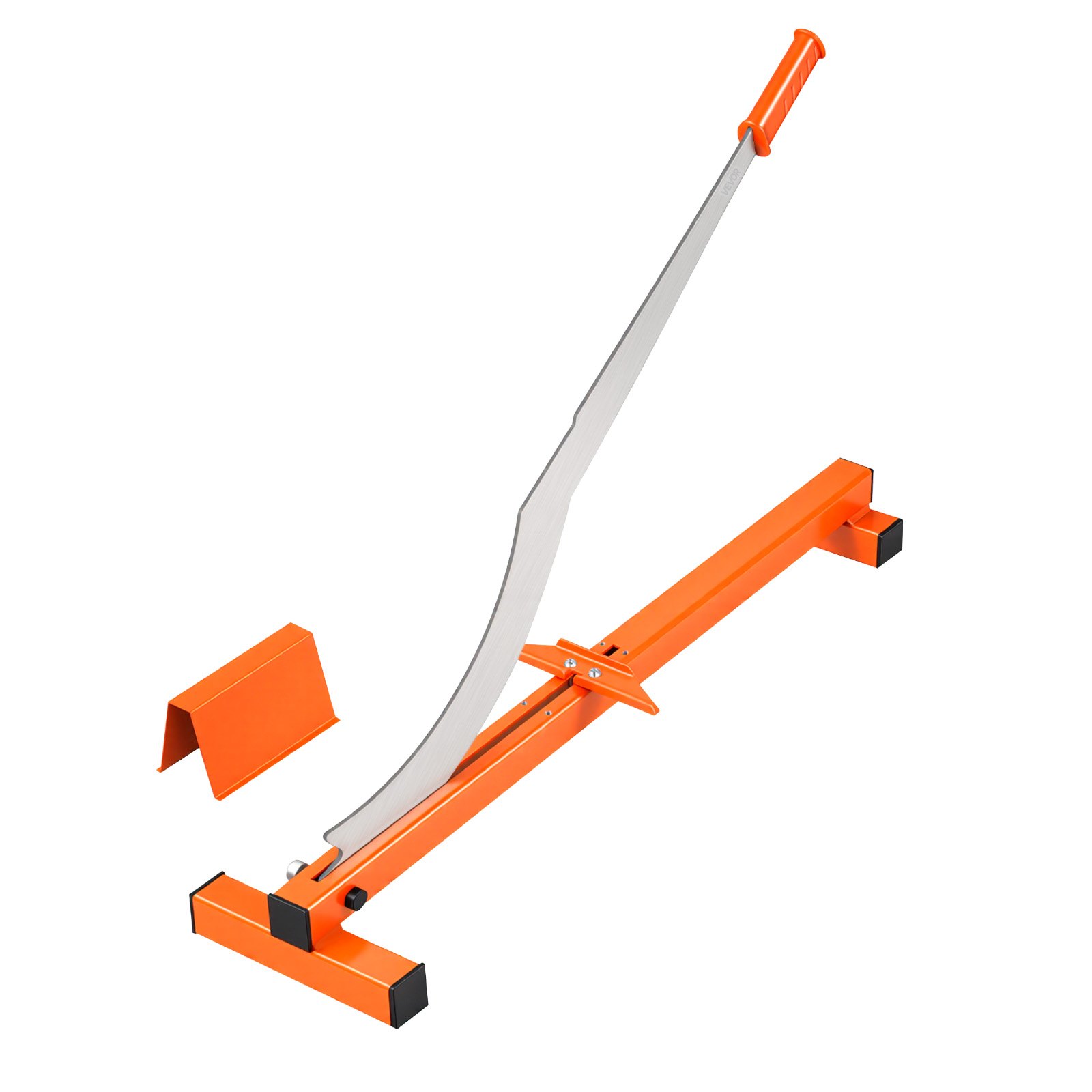 VEVOR 304.8mm Vinyl Floor Cutter, 10mm Thick Laminate Flooring Cutter with Cutting Angle Guide, Rubber Handle, Honing Stone, D2 Steel Blade for Cutting Laminate, Vinyl, Home Renovation