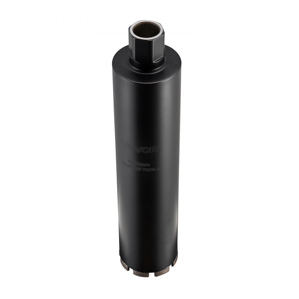 VEVOR Core Drill Bit, 89 mm Diameter, 356 mm Drilling Depth, 1-1/4 in-7 Internal Thread, High-Precision Welding Technology, Wet Diamond Core Bit for Reinforced Concrete, Red Bricks, and Masonry