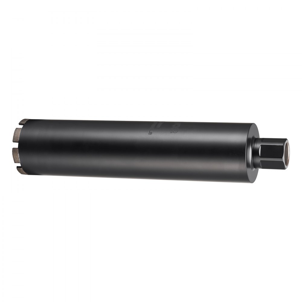 VEVOR Core Drill Bit, 89 mm Diameter, 356 mm Drilling Depth, 1-1/4 in-7 Internal Thread, High-Precision Welding Technology, Wet Diamond Core Bit for Reinforced Concrete, Red Bricks, and Masonry