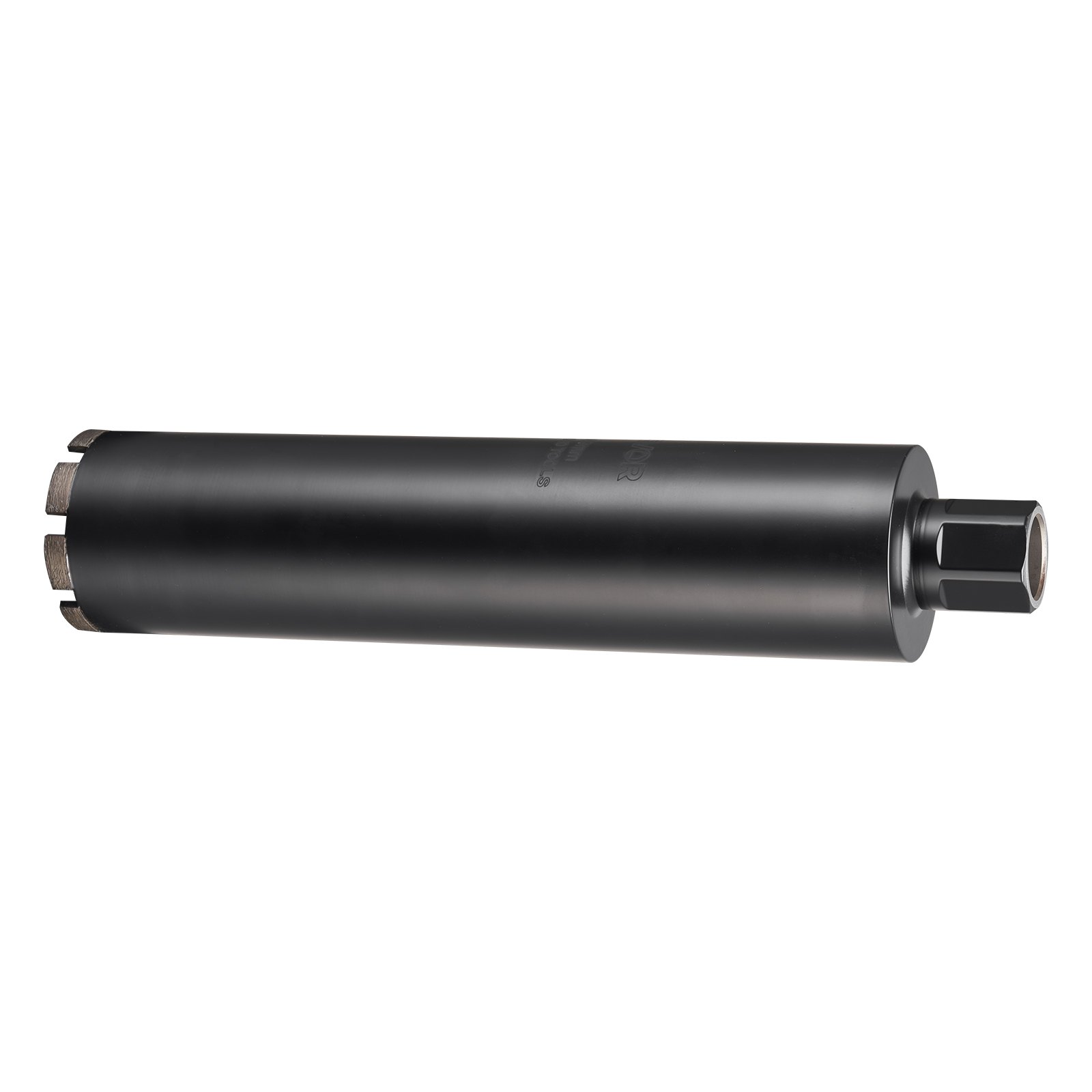 VEVOR Core Drill Bit, 89 mm Diameter, 356 mm Drilling Depth, 1-1/4 in-7 Internal Thread, High-Precision Welding Technology, Wet Diamond Core Bit for Reinforced Concrete, Red Bricks, and Masonry