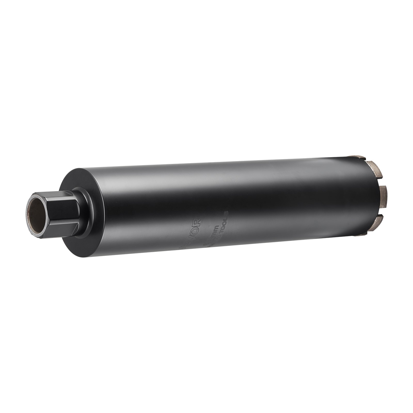 VEVOR Core Drill Bit, 89 mm Diameter, 356 mm Drilling Depth, 1-1/4 in-7 Internal Thread, High-Precision Welding Technology, Wet Diamond Core Bit for Reinforced Concrete, Red Bricks, and Masonry