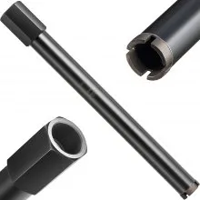 VEVOR Corona Diamantata per Carotaggio Diametro 38 mm Profondità di Foratura 356 mm, Tecnologia di Saldatura ad Alta Precisione, Punta Carotatrice Diamantata a Umido per Cemento Armato, Mattoni