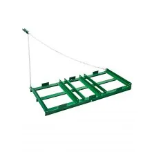 VEVOR Erpice Trainato da 1220 x 500 x 100 mm con Barre Regolabili e Catena 1830 mm, per ATV UTV Trattore, Tosaerba Trainato Dietro lo Strumento di Livellamento del Prato del Cortile