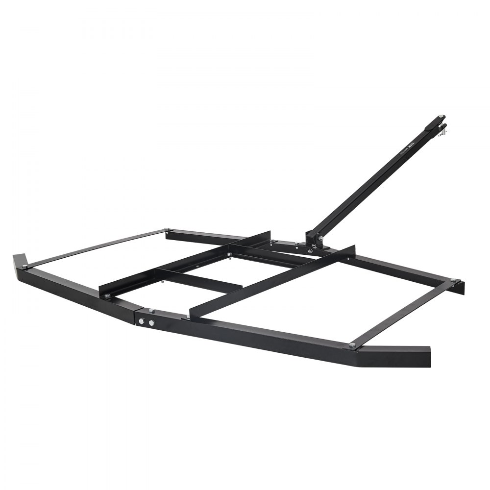 VEVOR Erpice a Trascinamento Largo 1880 mm, Livellatrice per Vialetti in Acciaio Q235 con Barre Regolabili Attacco a Perno per Trattori Vialetto per ATV UTV Giardino, 1880 x 1990 x 110 mm