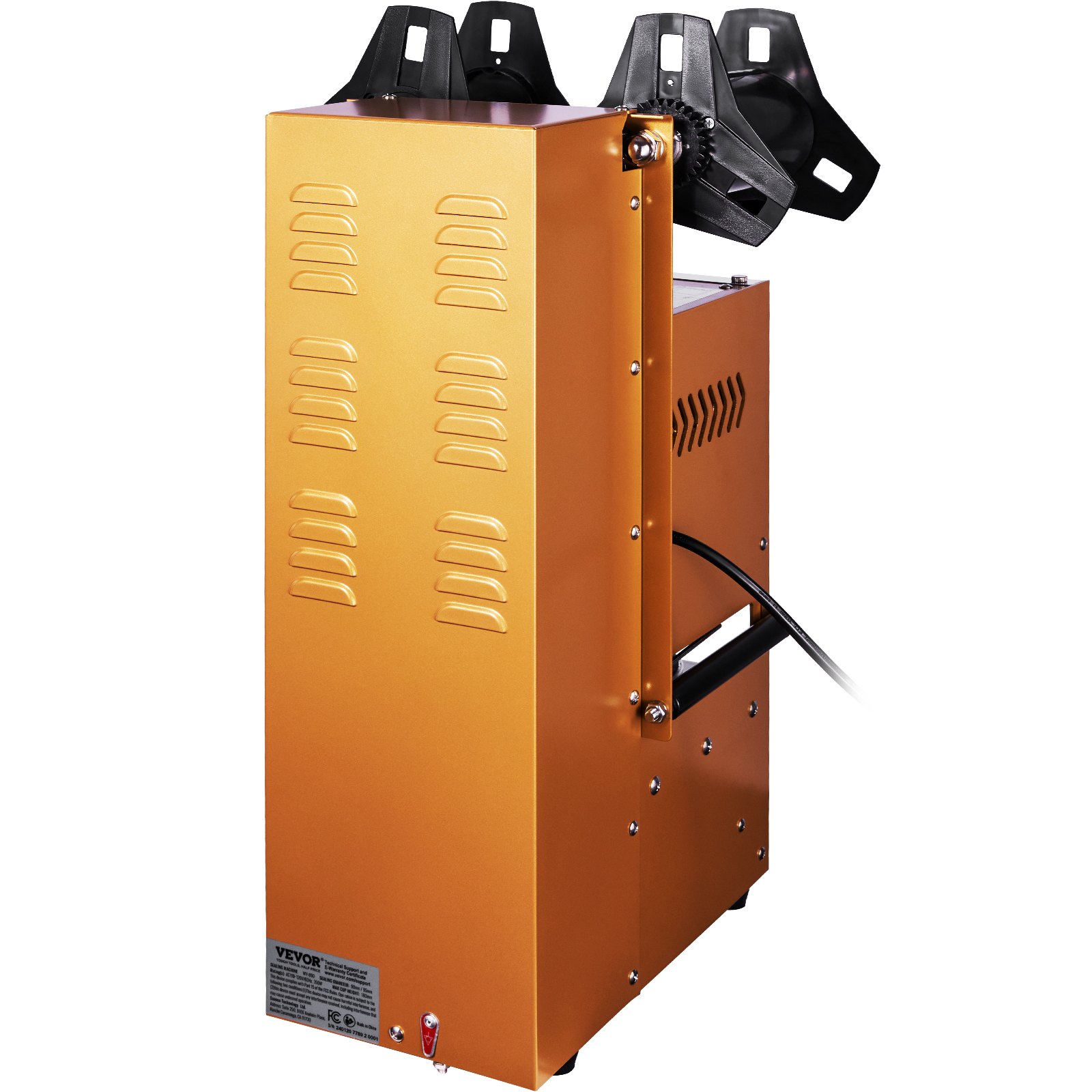 VEVOR Sigillatrice completamente automatica per tazze da tè 500-650 tazze/H 180 mm Oro