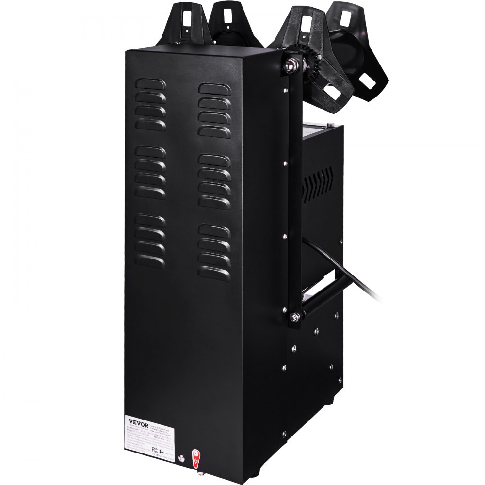 VEVOR Macchina per sigillare tazze, 500-650 tazze/ora, altezza 180 mm 90/95 mm, Sigillatrice elettrica per tè Boba con pannello LCD di controllo digitale per tè al latte con bolle, Nero