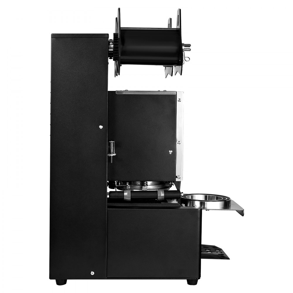 VEVOR Macchina Automatica Sigillatrice per Tazze di Tè al Latte, 500-650 Tazze/h Altezza 90-190 mm Diametro 90/95 mm, Sigillatrice Elettrica per Tazze Display LCD per Confezioni di Bevande da Bar