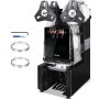 VEVOR Macchina Automatica Sigillatrice per Tazze di Tè al Latte, 500-650 Tazze/h Altezza 90-190 mm Diametro 90/95 mm, Sigillatrice Elettrica per Tazze Display LCD per Confezioni di Bevande da Bar
