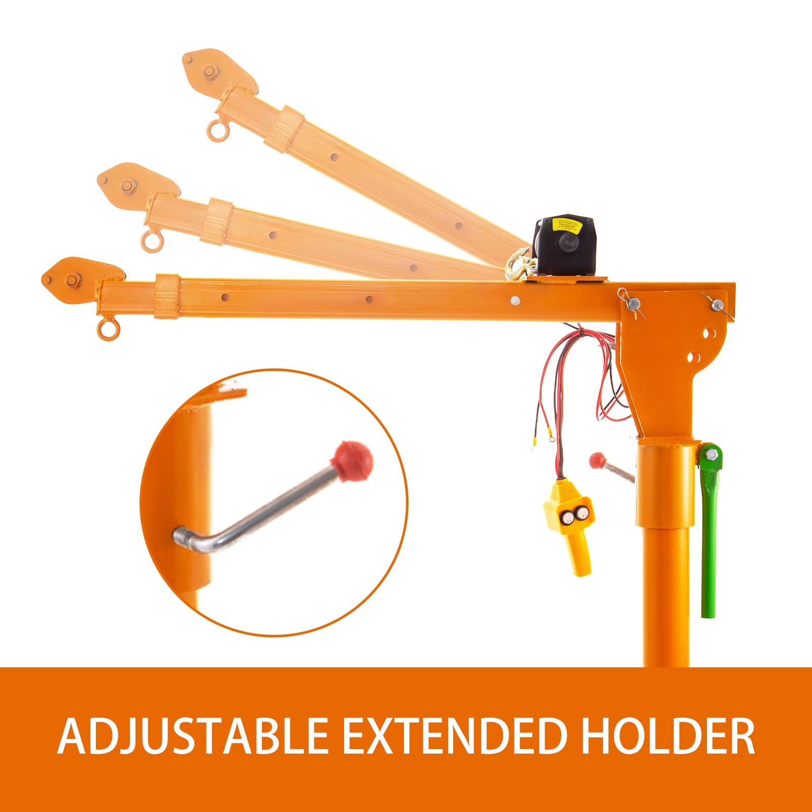 Paranco Gru Elevatore Elettrico Argano Verricello Montacarichi 500kg 2m Argano