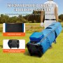 VEVOR Borsa per Mazze Golf con Ruote 1200D Oxford Custodia Pieghevole Blu