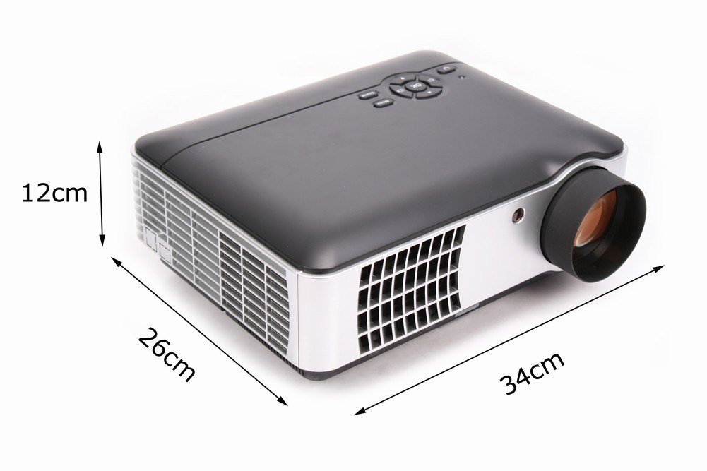 Mini Proiettore Led Portatile Videoproiettore Home Cinema 3500 Lumens Hd Tv