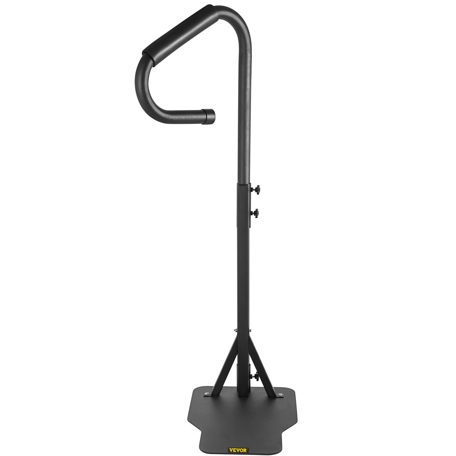 VEVOR Corrimano in Ferro per Vasca Idromassaggio Altezza Regolabile 141,5cm con Base, Maniglia Laterale Vasca da Bagno in Ferro Girevole Altezza Regolabile Capacità Carico 280kg, Corrimano Vasca Bagno