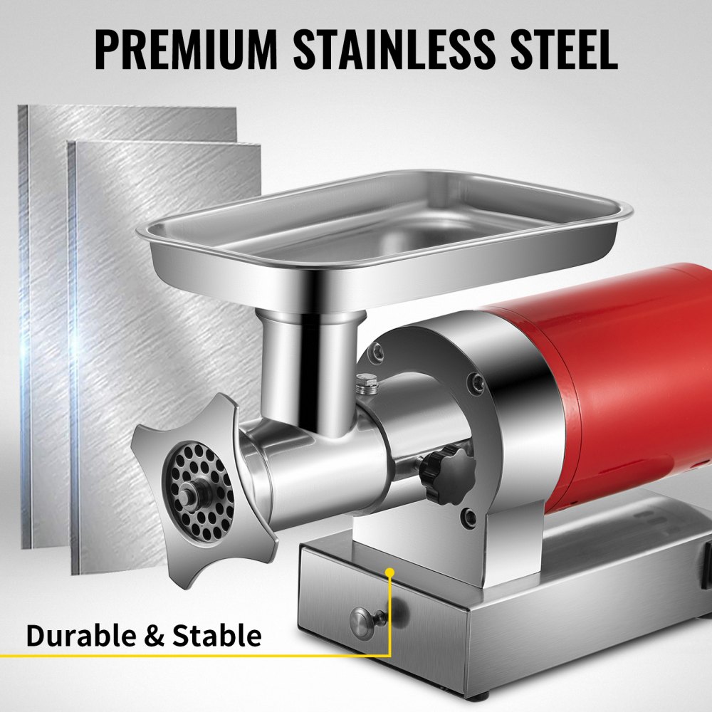 Vevor Macina Carne Per Salumi Elettrico Tritacarne Insaccatrice 54 X 22 X 32 Cm