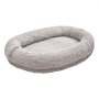VEVOR Letto a Sacco per Cani da 132 x 86 x 24 cm, Cuccia in Schiuma Memoria per Cani a Misura Umana, con Tasca Laterale, Maniglia e Cerniera, Fodera Rimovibile e Lavabile in Lavatrice, Peluche Lungo