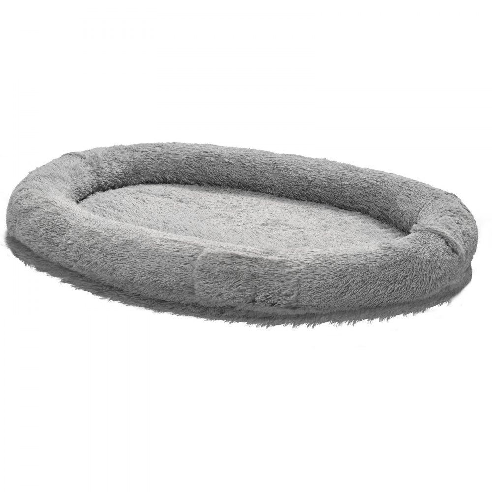 VEVOR Cuccia per Cani di Taglia Grande da 1740 x 1180 x 240 mm, Letto per Cani a Misura Umana, con Tasca Laterale, Maniglia e Cerniera, Fodera Rimovibile e Lavabile in Lavatrice, Pelo Alto