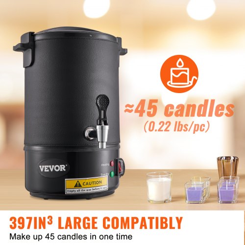 Fusore di cera per la realizzazione di candele, 8L/10,8L/12L
