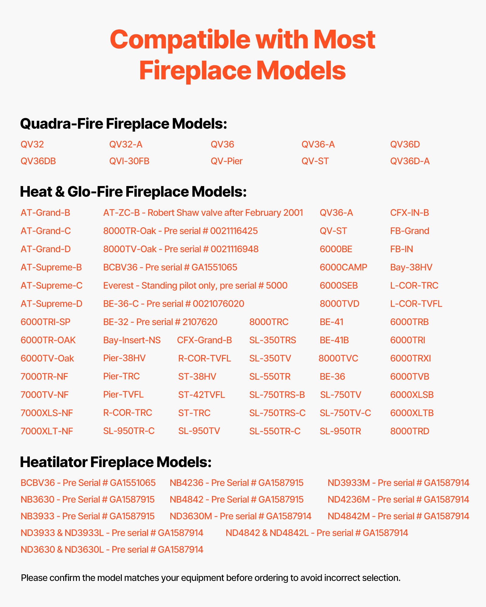 VEVOR Gruppo Pilota a Gas, OE 485-510A, 4021-736, 2103-010 per Camino, Accensione a Gas Naturale, Compatibile con i Modelli Quadra-Fire, Heat & Glo, Heatilator, Colore Nero Peso 0,21 kg