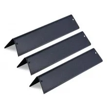 VEVOR Barre Aromatizzanti Pannello Diffusore BBQ 3 Barre Flavorizer Acciaio Smaltato Porcellanato per Griglie Weber Spirit I II 200 Series, Inclusi Spirit ll E-210, ll E-220, ll S-210, E-210, S-210