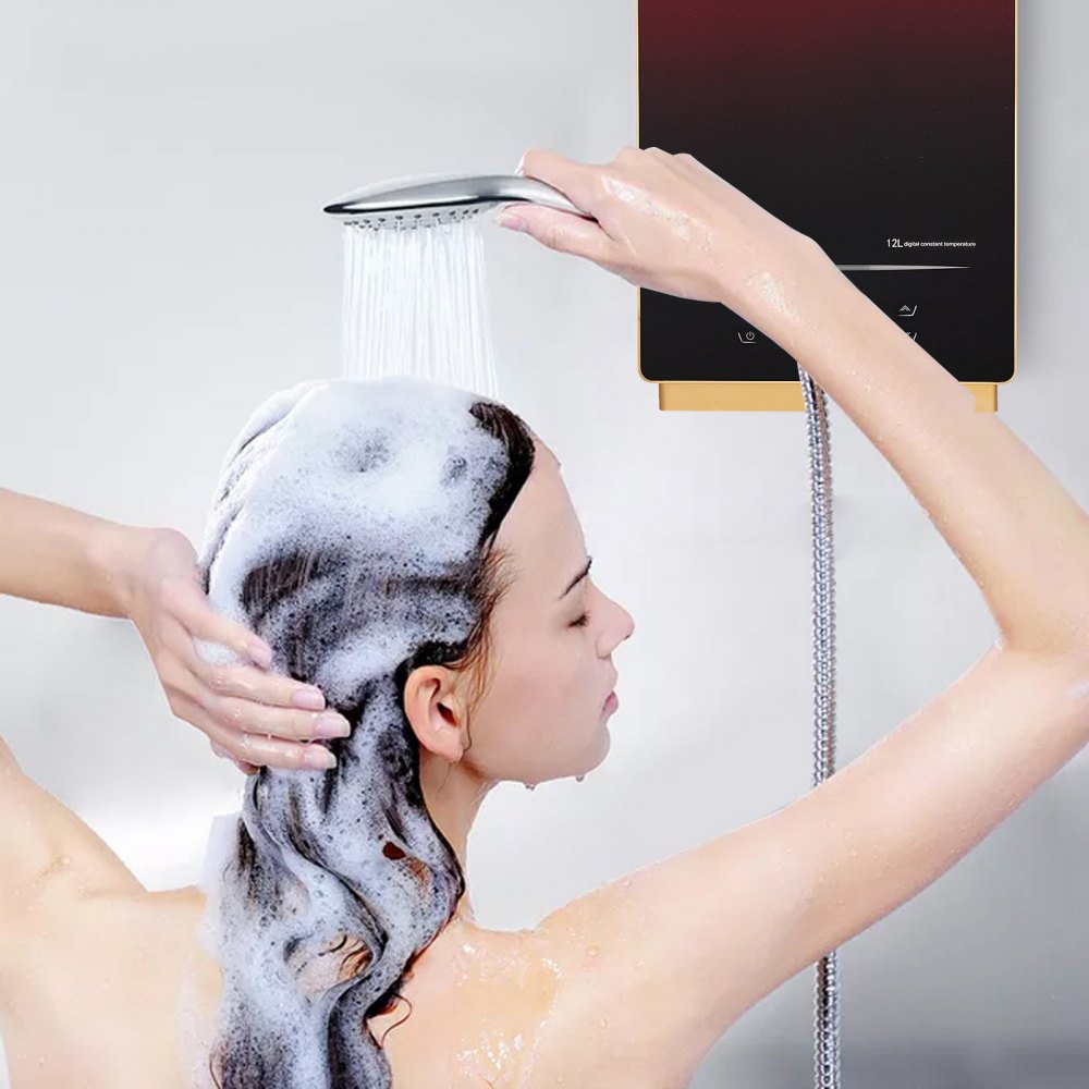 Scaldino Scaldabagno A Gas Naturale 12l Timer Efficiente Acciaio Al Carbonio