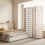VEVOR Divisorio Giapponese per Privacy Divisorio Pieghevole, Schermo Decorativo Portatile per Separazione Spazio con 4 Pannelli Pieghevoli per Ufficio, Ristorante, Camera da Letto