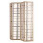 VEVOR Divisorio Giapponese per Privacy Divisorio Pieghevole, Schermo Decorativo Portatile per Separazione Spazio con 4 Pannelli Pieghevoli per Ufficio, Ristorante, Camera da Letto
