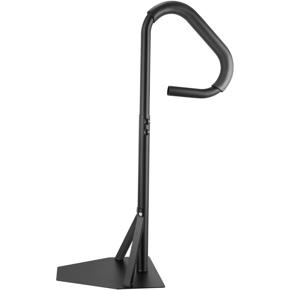 VEVOR Corrimano per Vasca Idromassaggio Altezza Regolabile 89-144,7 cm Ringhiera Maniglia Laterale Vasca da Bagno SPA in Lega di Alluminio Girevole 360° Carico Max 272kg con Base per Interni Esterni