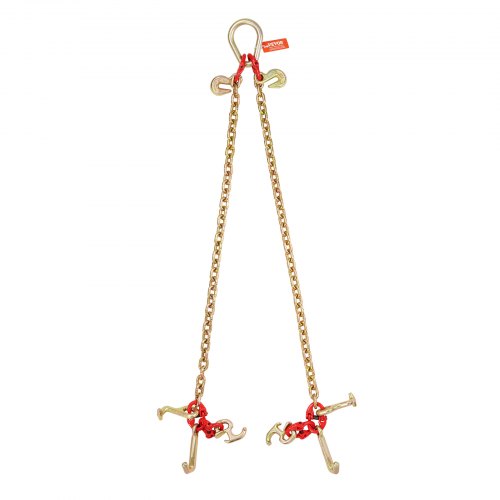 VEVOR Catena Da Traino Con Gancio A J A Gambo Lungo 5/16"x10' Ganci A J 15 - Foto 13