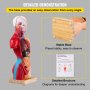 VEVOR Modello Anatomico del Corpo del Busto Umano in PVC Modello del Tronco Umano da 8 x 14 x 28 cm a 15 Pezzi, per l'Insegnamento, l'Apprendimento e la Ricerca in Laboratori, Scuole, Università, ecc.