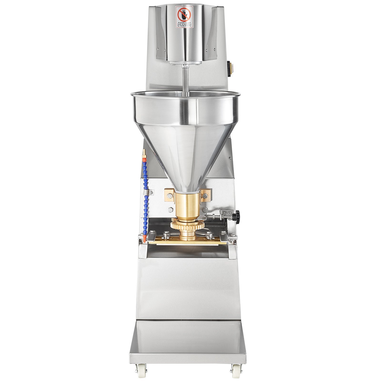 VEVOR Macchina per Formare Polpette Commerciale, Macchina per Polpette 280 Pezzi / min, Strumento Elettrico per Produzione Polpette di Gamberetti Pesce, Manzo, Maiale, Formatrice per Polpette 1100 W