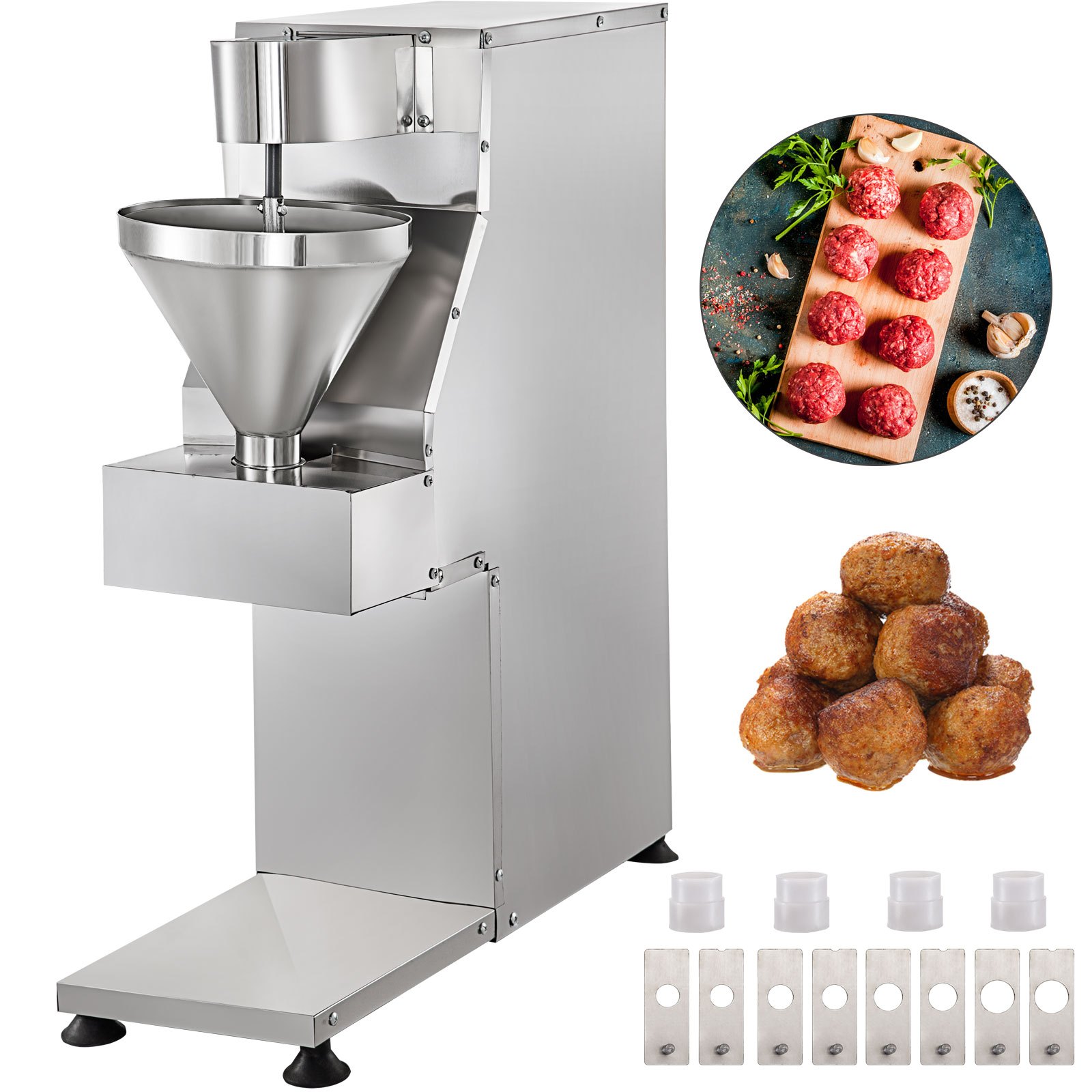 Macchina Per Polpette 12/20/24/26/30 Mm Formatrice Per Polpette 750w 280 Pcs/min